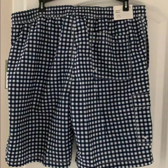 Goodfellow Gingham Board Swim Shorts Size XL NWT - Picture 4 of 6